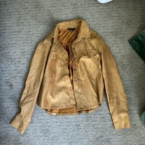Banana Republic light suede jacket